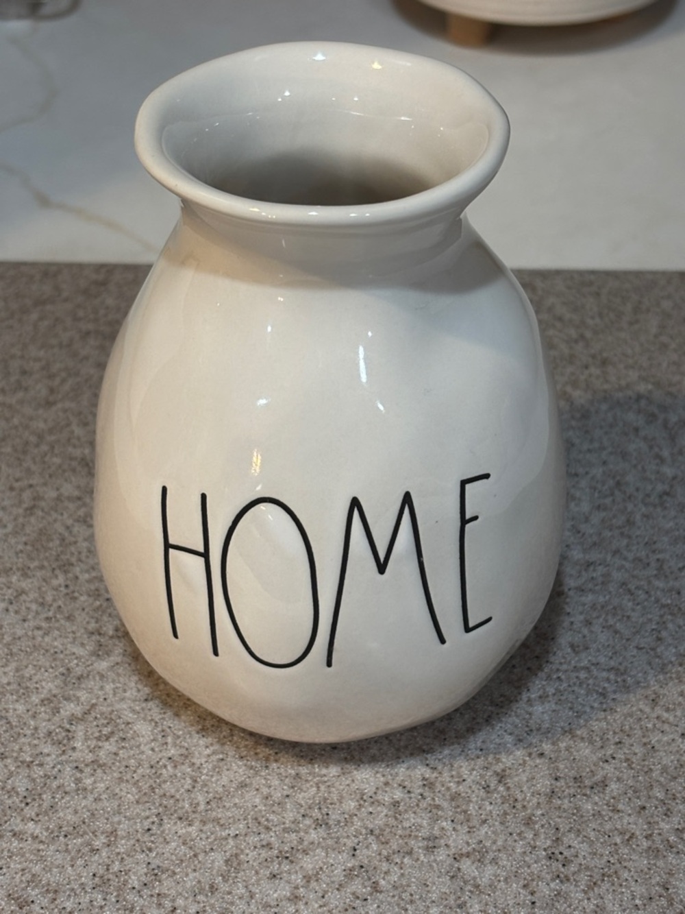 Rae Dunn Cream Ceramic Bud ‘HOME' Vase